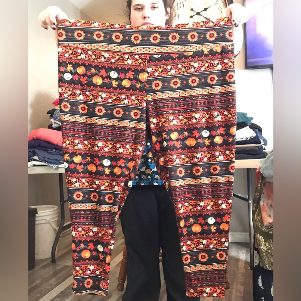 Fall print leggings 4x